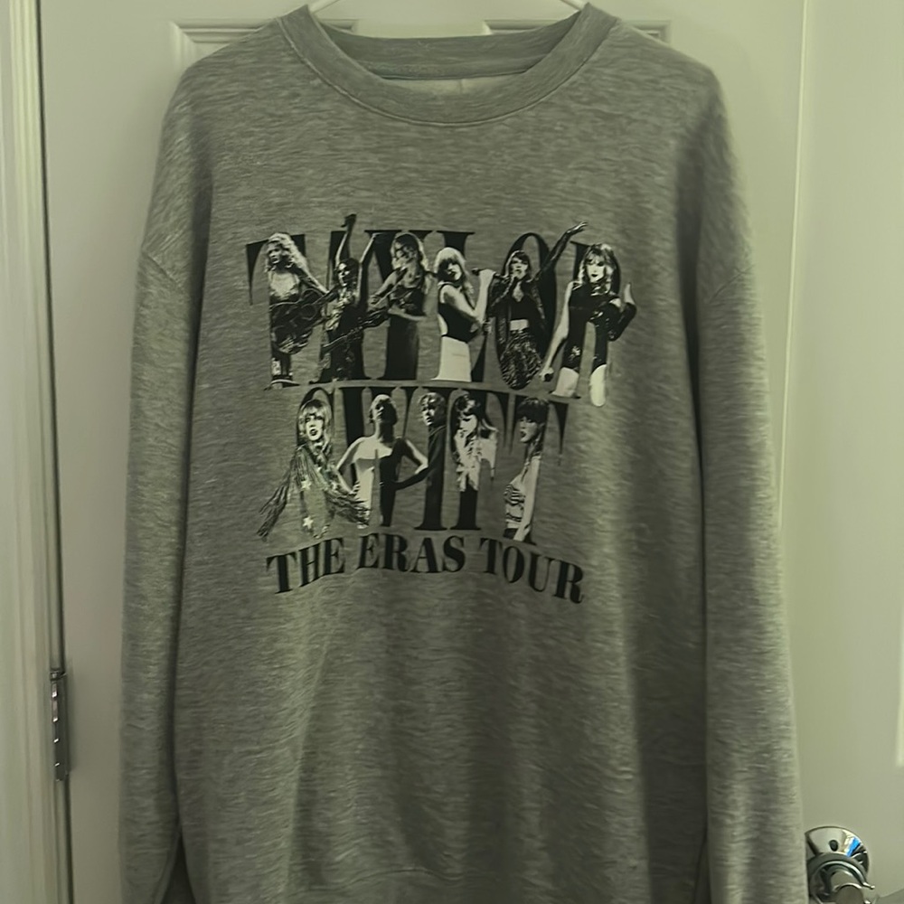 Taylor swift eras tour sweatshirt from taylor merch website